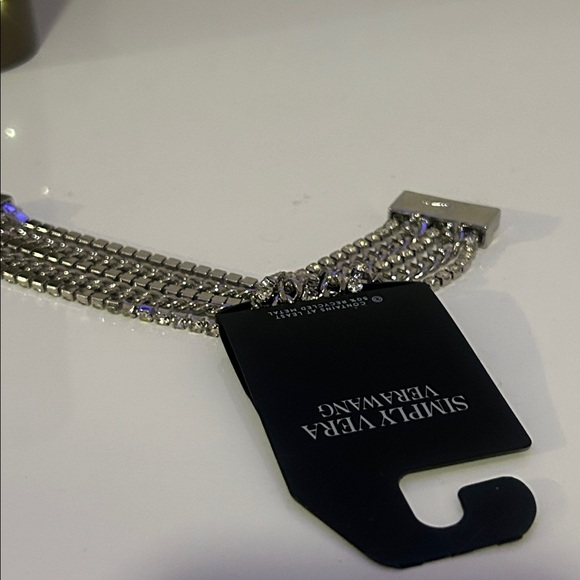 NWT🎧☕️LOW START💫🎀Simply Vera Vera Wang Silver Multi-Strand Bracelet - Picture 3 of 3